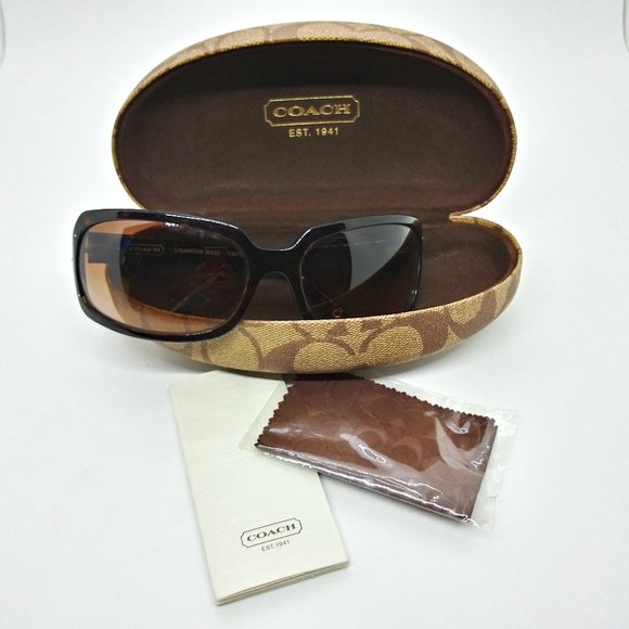 Coach Samantha S425 Tortoise Sunglasses - Picture 1 of 9